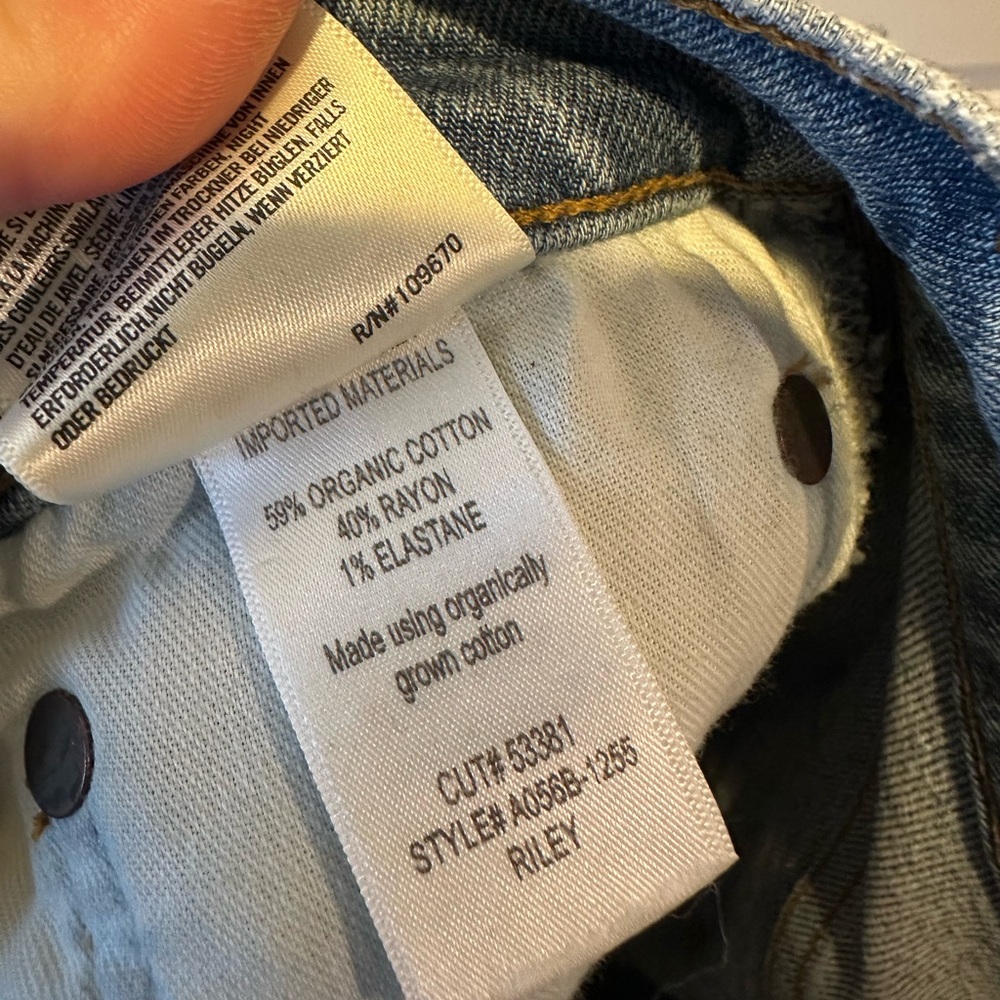 AGOLDE Riley High Rise Straight Crop Jeans - Picture 8 of 9
